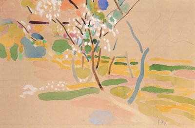 Blooming Apple Tree by Curt Herrmann